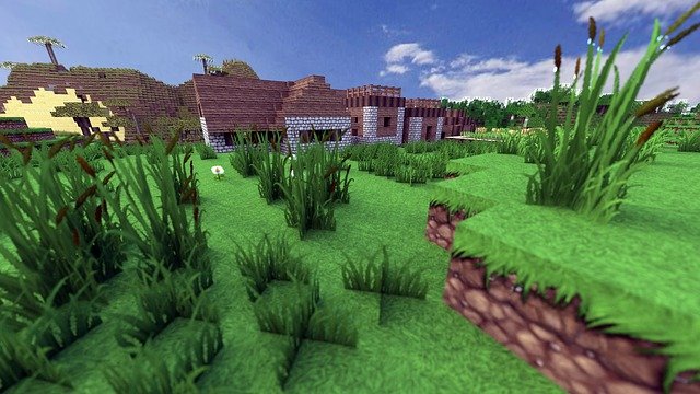 Sugar Cane Farm in Minecraft